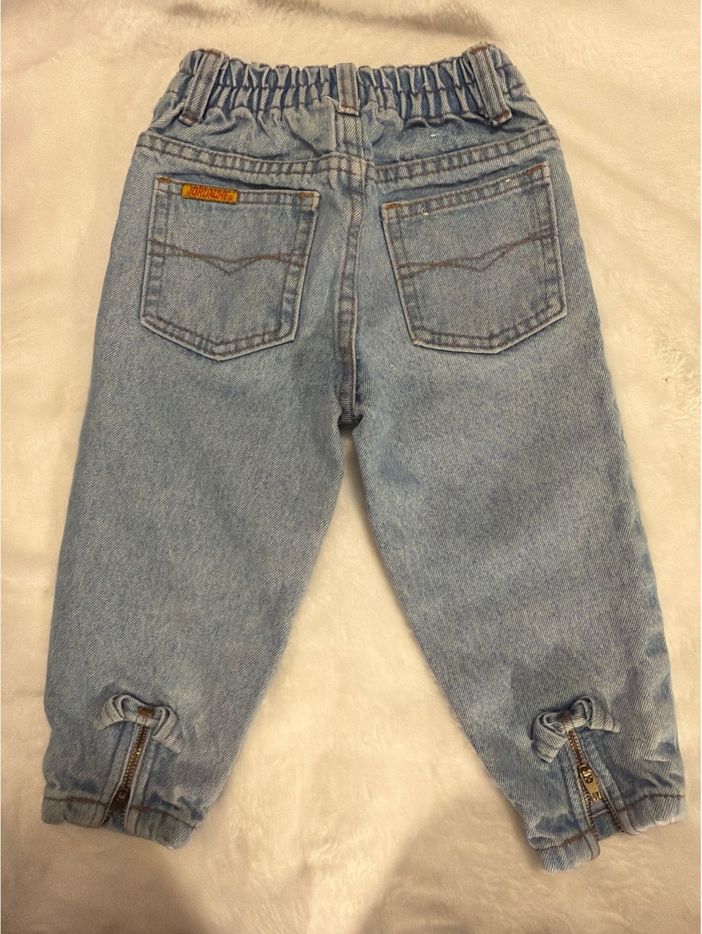 Vintage 90s 3T Jeans Zippers bows Girls Jeans Jordache
